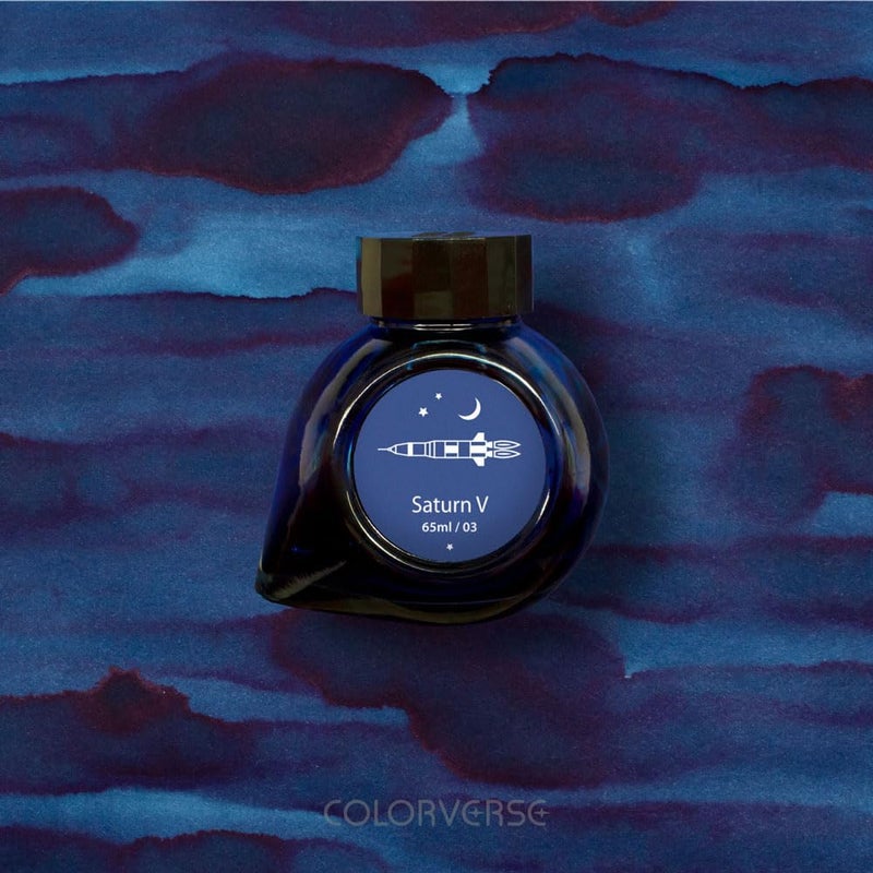 Colorverse Ink - Spaceward -No. 3, Saturn V (65ml & 15ml) Fountain Pen Ink - Image 2